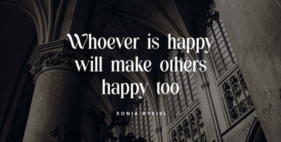 Midnight Darkness Font Poster 9