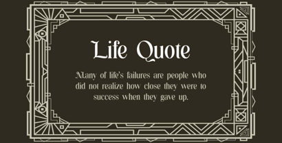 Midnight Darkness Font Poster 3