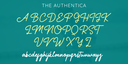 The Authentica Font Poster 5