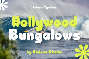 Bublora Font Poster 3