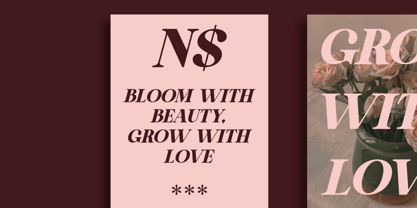 Shiny Black Font Poster 3