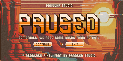 Neoblock Font Poster 6