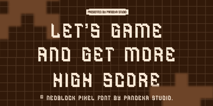 Neoblock Font Poster 4