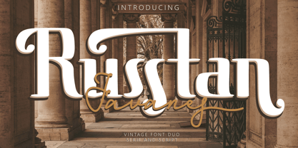 Russtan Javenes Font Poster 1