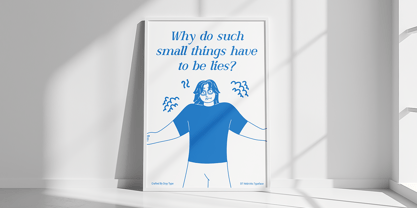 DT Hebrinks Font Poster 5