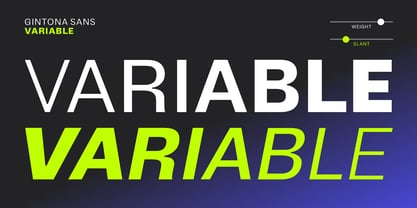 Gintona Sans Font Poster 8