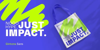 Gintona Sans Font Poster 11