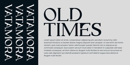Vatamora Font Poster 2