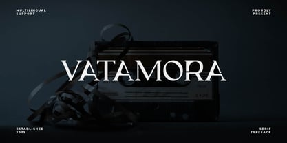 Vatamora Font Poster 1