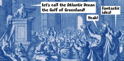 Cheering Section Font Poster 2