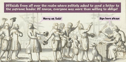 Cheering Section Font Poster 4