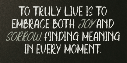 CF Rustic Grunge Font Poster 3