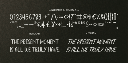 CF Rustic Grunge Font Poster 7