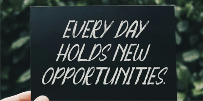 CF Rustic Grunge Font Poster 8