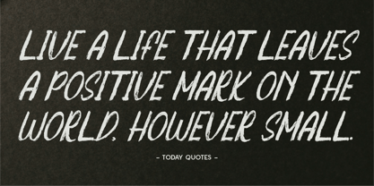 CF Rustic Grunge Font Poster 2