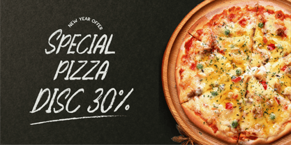 CF Rustic Grunge Font Poster 4