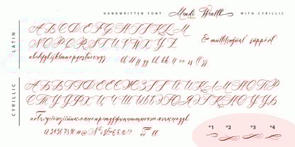 Mendi Wealth Cyrillic Font Poster 11