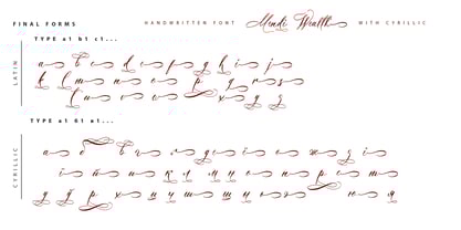 Mendi Wealth Cyrillic Font Poster 12