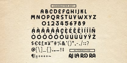 MC Clatro V60 Font Poster 7