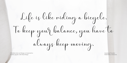 Celindine Font Poster 7