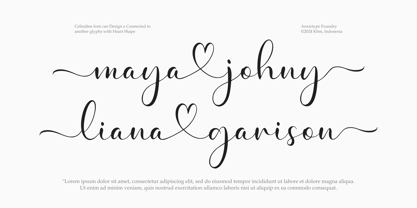 Celindine Font Poster 6