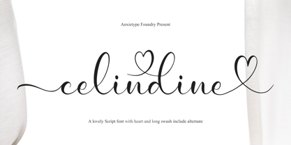 Celindine Font Poster 1