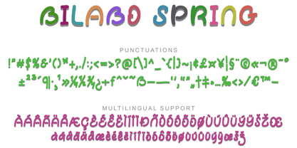 Bilabo Spring Font Poster 6
