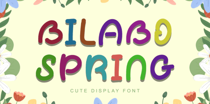 Bilabo Spring Font Poster 1