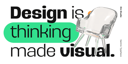 Santrio Font Poster 2