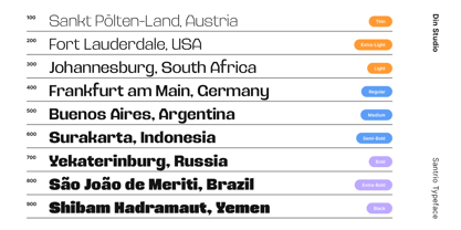 Santrio Font Poster 9