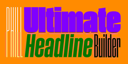 Phill Variable Font Poster 2