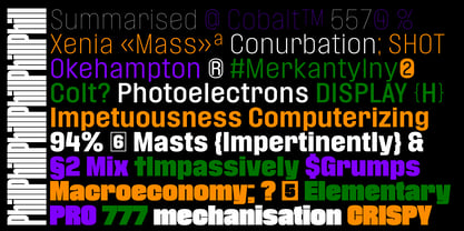 Phill Variable Font Poster 3