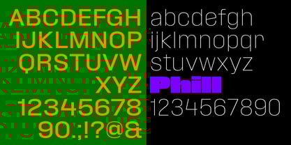 Phill Variable Font Poster 12