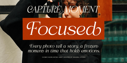 Clumsy Blink Font Poster 6