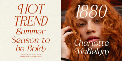 Clumsy Blink Font Poster 4