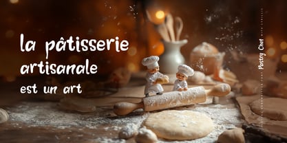 Pastry Chef Cyrillic Font Poster 2