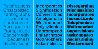 Squadra Stencil Font Poster 5