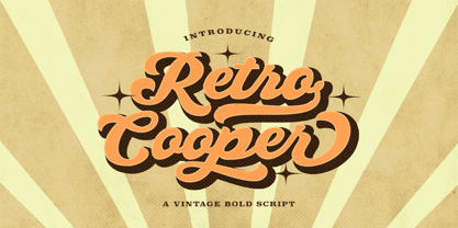 Retro Cooper Font Poster 1