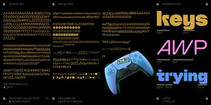 Booster Variable Font Poster 8