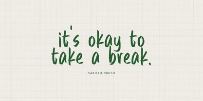 Sakittu Brush Font Poster 10