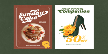 Artsy Montage Font Poster 2