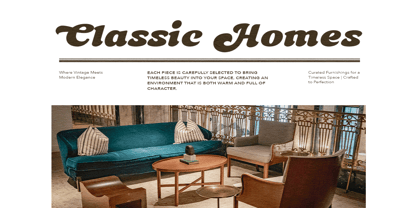 Artsy Montage Font Poster 4