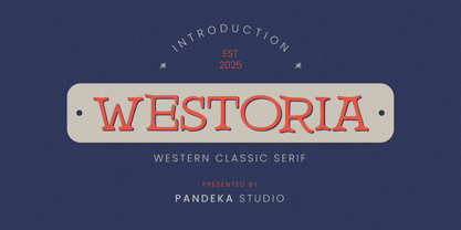 Westoria Font Poster 1