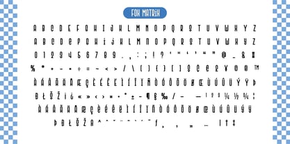 Fox Matrix Font Poster 8