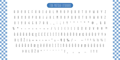 Fox Matrix Font Poster 9