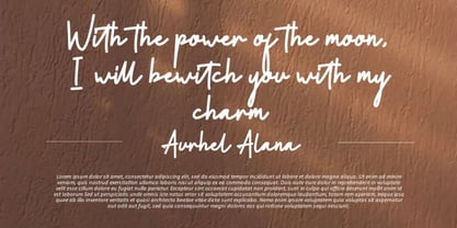 Renubela Signature Font Poster 5