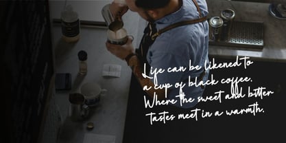 Renubela Signature Font Poster 2