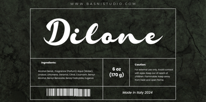 Millane Font Poster 2