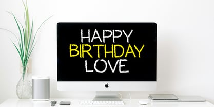 England Highland Font Poster 3