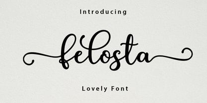 Felosta Font Poster 1